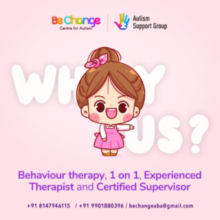 1 on 1 Behavior Therapy at Be Change Center for Autism