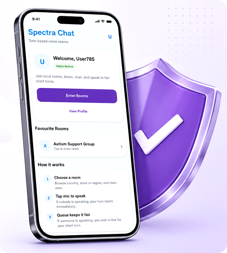 Chatroom Mobile app for Autism Community